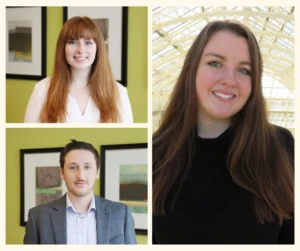 Photo collage of three Ceisler Media Summer Interns from 2019.