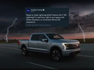 Ford Motor Company tweet about electric trucks